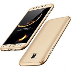 Husa Samsung Galaxy J5 2017, FullBody Elegance Luxury Gold, acoperire completa