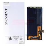 LCD+Touchscreen Samsung Galaxy A8 2018 / A530 BLACK Original Service Pack