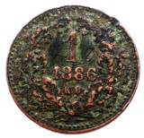 7.331 UNGARIA 1 KRAJCZAR 1886 KB