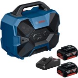 Bosch GPB 18V-6 C + GBA + GAL 18V-40 - Radio + Set 2 acumulatori si incarcator Li-Ion 18 V 5 Ah