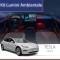 Lumini ambientale Tesla Model 3 2021-2022 set complet control telefon sau sistem original CarStore Technology