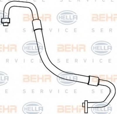 Conducta presiune variabila,aer conditionat FORD C-MAX (DM2) (2007 - 2016) HELLA 9GS 351 337-461 foto