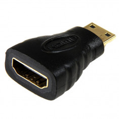 Adaptor CIMUTO Mini HDMI - HDMI, tip tata-mama, de calitate superioara