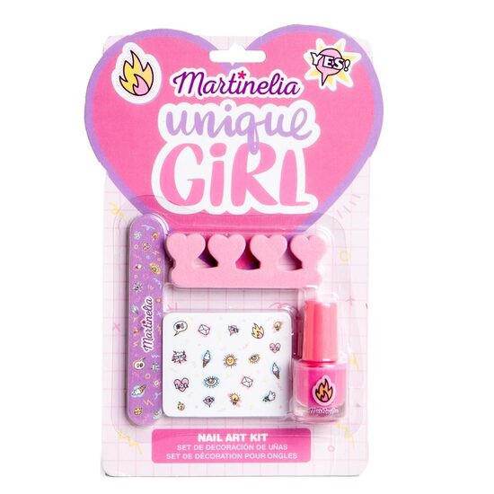 Set unghii Super Girl Nail Art Kit, Martinelia 12229