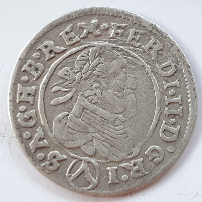 Austria 3 kreuzer 1625 Viena argint Ferdinand ll