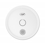 Senzor de fum wireless PNI SafeHouse HS261 compatibil cu aplicatia Tuya, alarma sonora si vizuala, alarma silentioasa