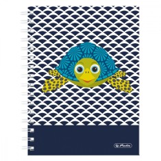CAIET A5 100F SPIRALA DUBLA PATRATELE COPERTA TARE CUTE ANIMALS MOTIV