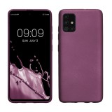 Husa Kwmobile pentru Samsung Galaxy A51, Mov, Silicon, KWM000010ZE015C, Carcasa