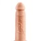 Strap-on Silicone Hollow Extension, Natural, 20 cm
