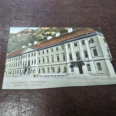 Carte postala Baile Herculane 1913 foto