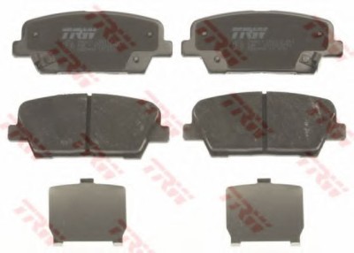 Set placute frana,frana disc KIA SORENTO II (XM) (2009 - 2015) TRW GDB3499 foto