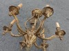 Spectaculos candelabru in stil francez din bronz masiv de dimensiuni mari