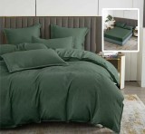 Cumpara ieftin Lenjerie pat dublu,bumbac finet,6 piese,cearceaf cu elastic 160 180x200cm, cearceaf pilota 200x230cm, 2 fete de perna 50x70, 2 fete de perna 70x70,ver, Ralex Pucioasa