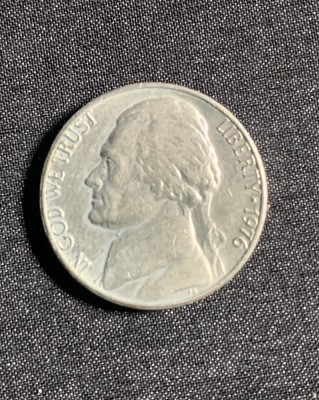 Moneda five cents 1976 USA foto