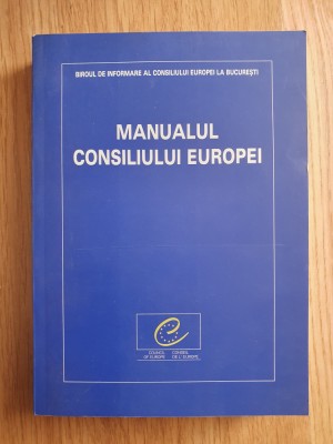 MANUALUL CONSILIULUI EUROPEI foto