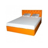 Set Saltea cu spuma, Hydra Comfort Flex 140x200x16cm, fermitate mediu spre tare, hipoalergenica, husa detasabila, Saltsib plus 2 perne ortopedice, mem