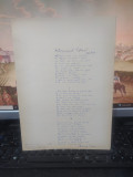 Adrian Verea, 12 poezii scrise de m&acirc;nă de un admirator c. 1930, Furtuna, 082