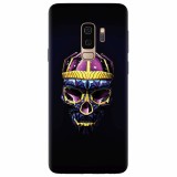 Husa silicon pentru Samsung S9 Plus, Colorfull Skull