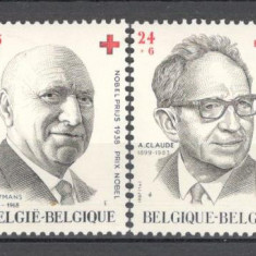 Belgia.1987 Crucea Rosie-PREMIUL NOBEL ptr. medicina MB.202