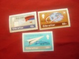 Serie Gibraltar 1981 - Aviatie Luftpost , 3 valori, Nestampilat