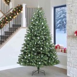 vidaXL Brad de Crăciun artificial cu ramuri articulare Verde 270 cm 3395519