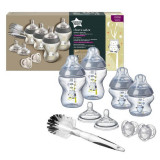 Cumpara ieftin Kit biberoane nou nascut Closer to Nature Bufnita, 0 luni+, Tommee Tippee