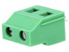 Regletă de conexiuni PCB 90&deg; 7,5mm 2 piste 24A