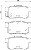 BREMBO P 79 027 PRIME LINE set placute frana,frana disc