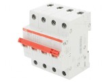 Separator-&icirc;ntrerupător 4P 40A 415VAC pentru șină DIN, ABB