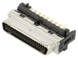 Conector D-Sub DH 37 pini mamă pe cablu 1mm