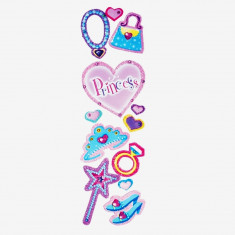 Stickere decorative pentru copii - Princess, Amscan 159178, Set 12 piese foto