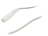 Cablu Alimentare DC 5,5x2,1 Alb 1,5m