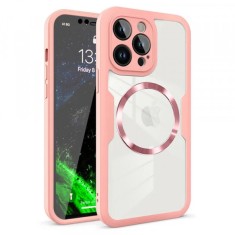 Husa MagSafe pentru Apple iPhone 12 Pro, Techsuit, ColorVerse 360, Roz