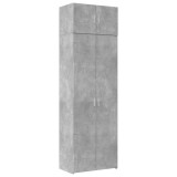 Cumpara ieftin Dulap de depozitare, gri beton, 70x42,5x225 cm, lemn prelucrat