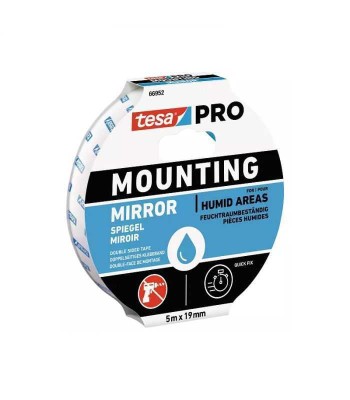 Banda dubluadeziva fixare rapida extrema 19mm 1.5m Tesa PRO 66952-00006 foto