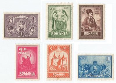 Romania, LP 82/1929, 10 ani de la unirea Transilvaniei, MNH foto