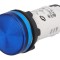Lumină de control LED 24V, albastră