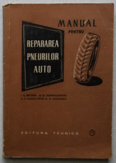 MANUAL PENTRU REPARAREA PNEURILOR AUTO (1957) foto