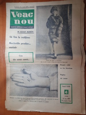 veac nou 27 ianuarie 1967-pagina de umor foto