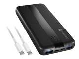 NATEC powerbank Trevi Slim Q V2 10000mAh PD USB-C 20W + USB-A 18W + USB-C - USB-C cable