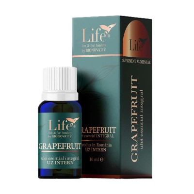 Ulei Esential Integral de Grapefruit Uz Intern 10 mililitri Bionovativ foto