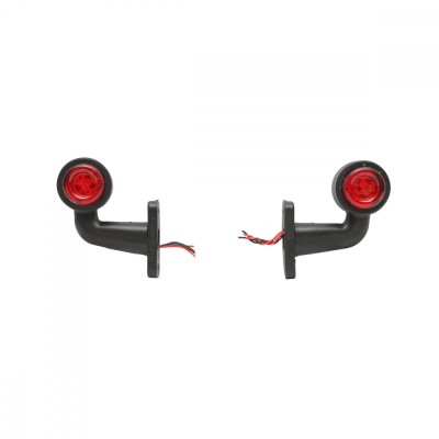 Set lampi laterale de gabarit cu LED 12/24V, rosu-alb FR0103 Breckner Germany foto