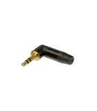 Mufa Jack 3.5 mm tata 90 grade stereo cu manson protectie NEUTRIK