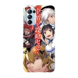 Husa compatibila cu Oppo A54 5G, Viceversa, model Manga Chapter DanMachi, Silicon, TPU, Transparent, Carcasa