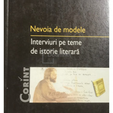 Marin Iancu - Nevoia de modele - Interviuri pe teme de istorie literară (editia 2003)