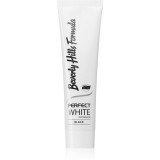 Beverly Hills Formula Perfect White Black Pasta de dinti albire cu cărbune activ pentru o respirație proaspătă aroma Fresh Mint 100 ml