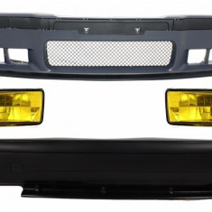 Pachet Exterior BMW Seria 3 E36 (1992-1998) M3 Look cu Proiectoare Faruri Ceata Galbene Performance AutoTuning