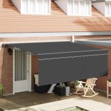 vidaXL Cortina Retractabilă Antracit 400 &times; 300 cm 3330504