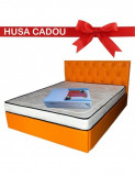 Saltea cu spuma, Venus Eco Memory 140x200x17cm, cu spuma poliuretanica, memory foam 2 cm, fermitate mediu spre tare, Saltsib