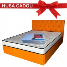 Saltea cu spuma, Venus Eco Memory 140x200x17cm, cu spuma poliuretanica, memory foam 2 cm, fermitate mediu spre tare, Saltsib